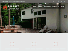 Tablet Screenshot of ablakeconstruction.com